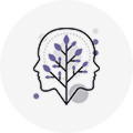 Couples Counseling at Northstar Counseling and Therapy two heads with a tree