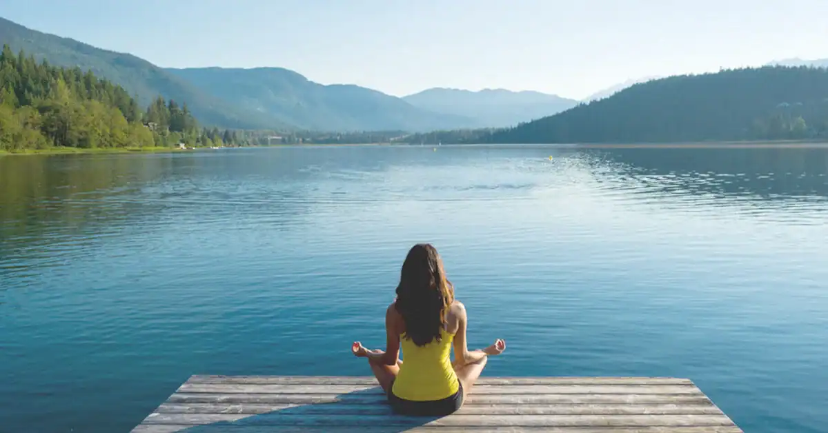 Calm figure in meditation, anxiety counseling in Frisco Texas