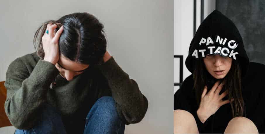 Person experiencing a panic attack, NorthStar Counseling Frisco TX